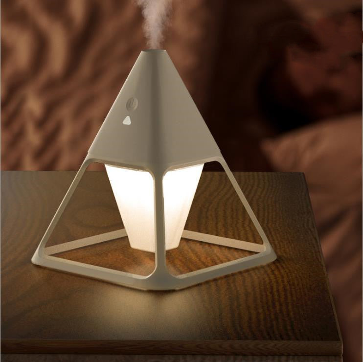 USB Wood Grain Volcanic Pyramid Humidifier - Premium USB Wood Grain Volcanic Pyramid Humidifi from Concordia Style Boutique - Just $69.52! Shop now at Concordia Style Boutique