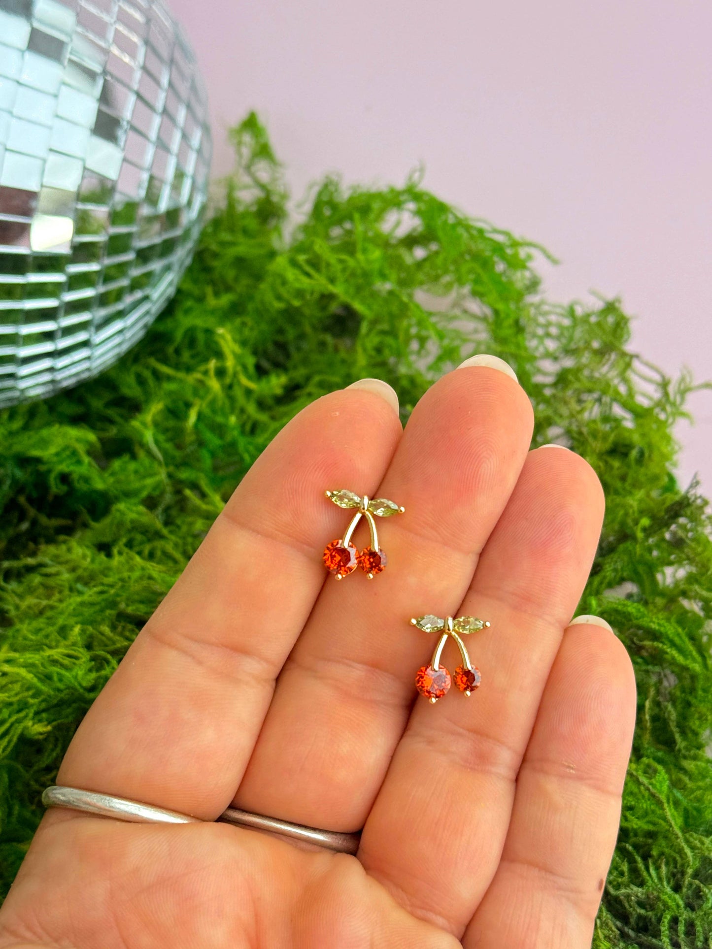Cherry Gem Studs - Concordia Style Boutique