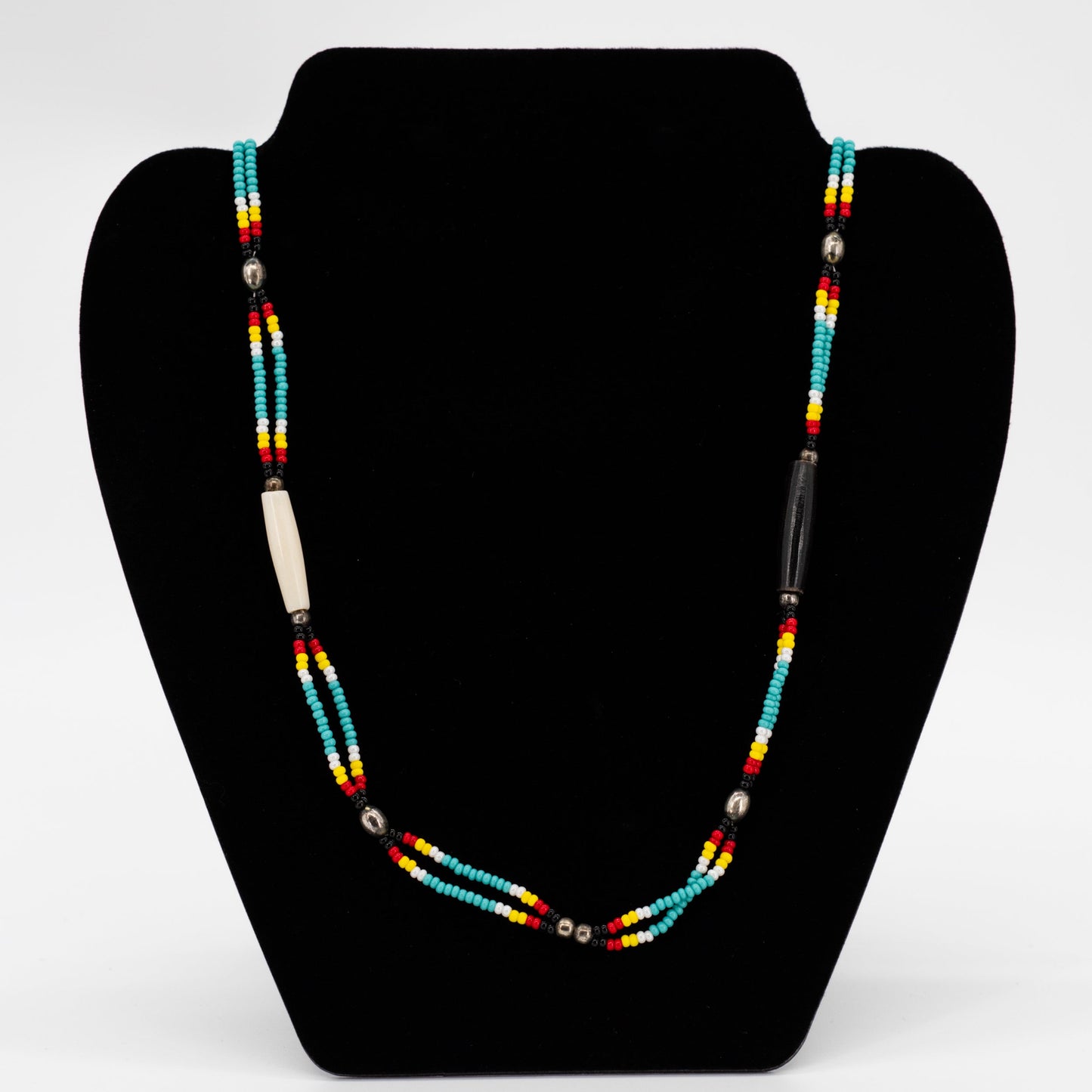 Colorful Beaded Necklace | #2 | Handmade by Oglala Lakota Artist Roni Matzke