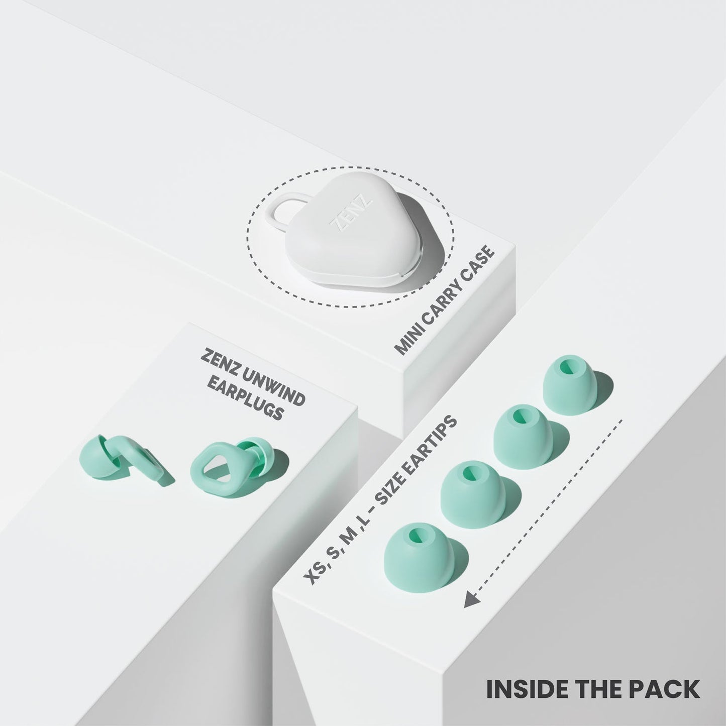 ZENZ - Unwind Earplugs - Mossy Mint