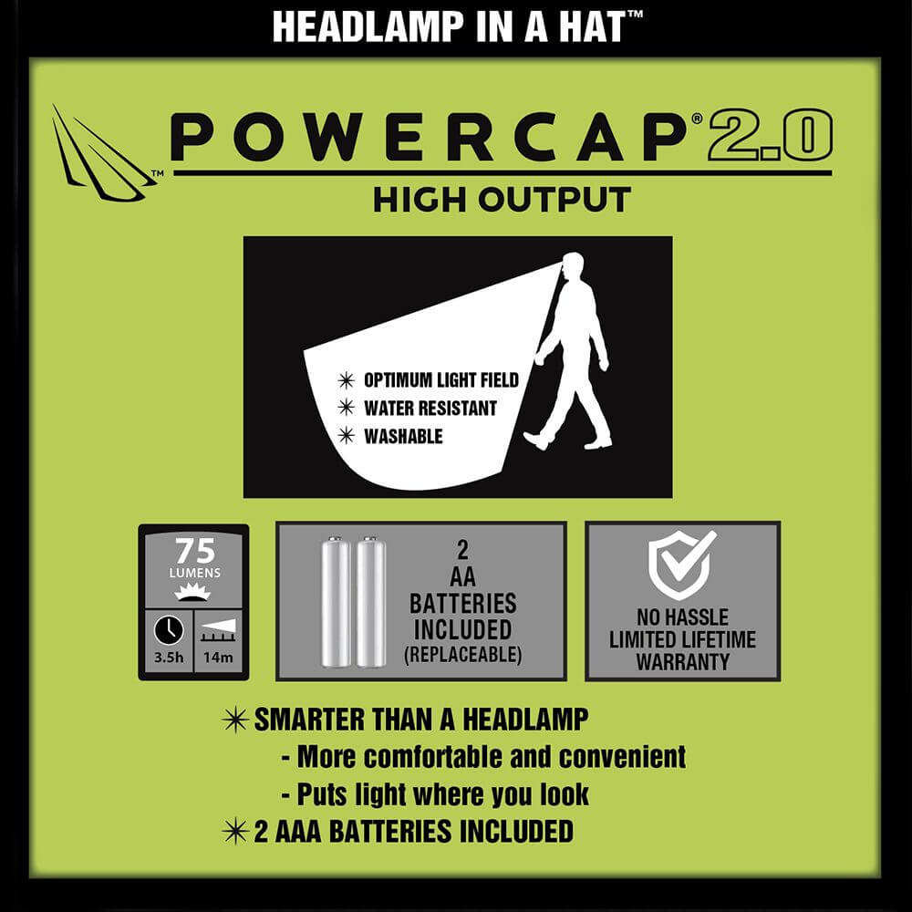 POWERCAP 2.0 Fleece LED Lighted Headlamp Beanies - Concordia Style Boutique