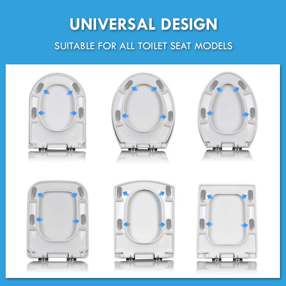 Bumpy Bumpers - Toilet Seat Spacers (4 Pack) - Concordia Style Boutique