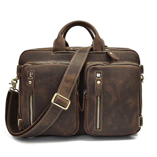 Dublin Leather Backpack Briefcase 2-in-1 - Concordia Style Boutique