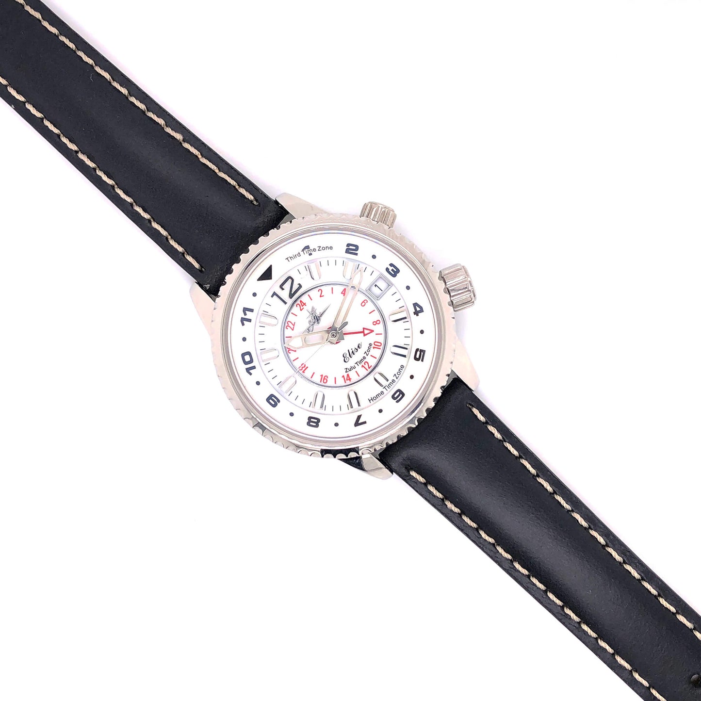 BAND - 16mm Oil Tan Leather Contrast Stitch - Concordia Style Boutique