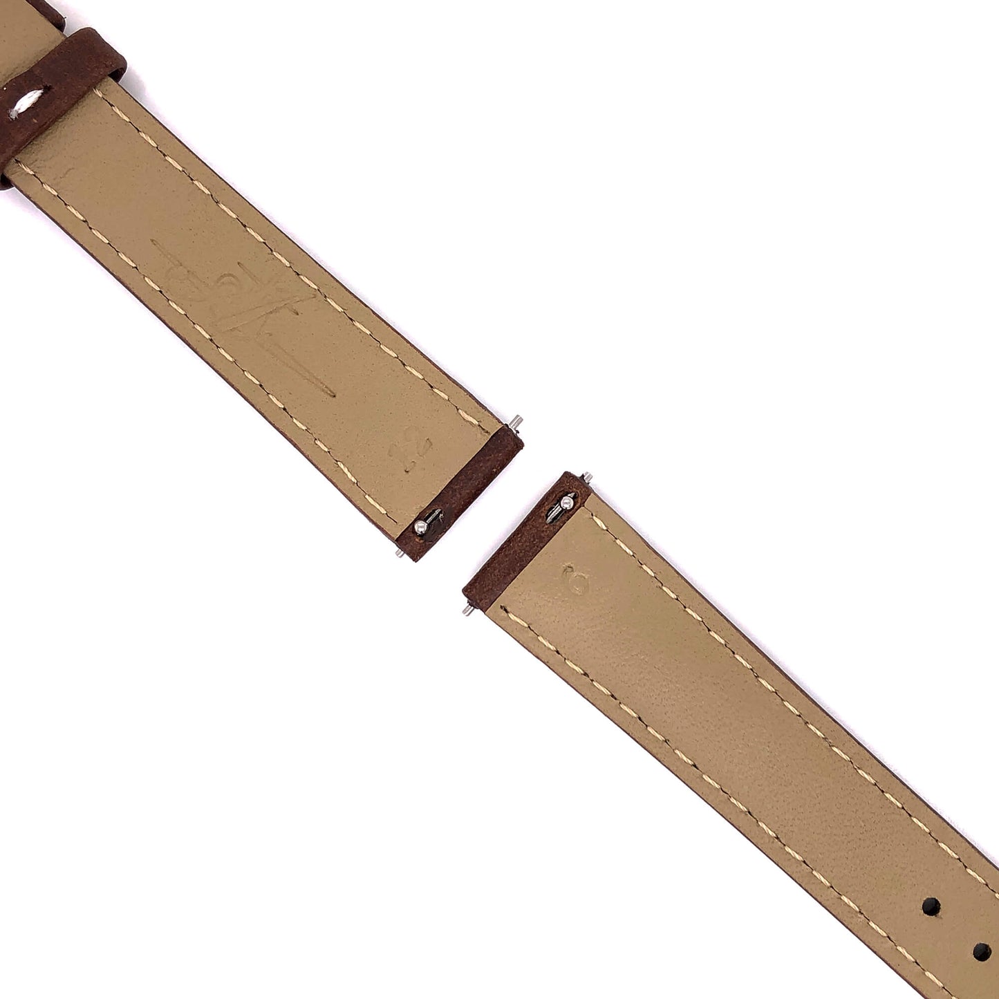 BAND - 16mm Oil Tan Leather Contrast Stitch - Concordia Style Boutique
