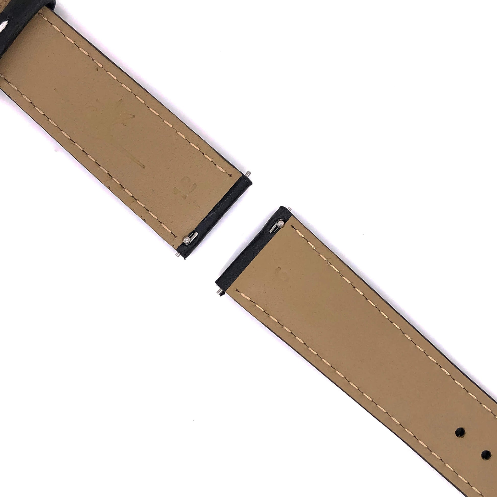 BAND – 20mm Oil Tan Leather Contrast Stitch - Concordia Style Boutique