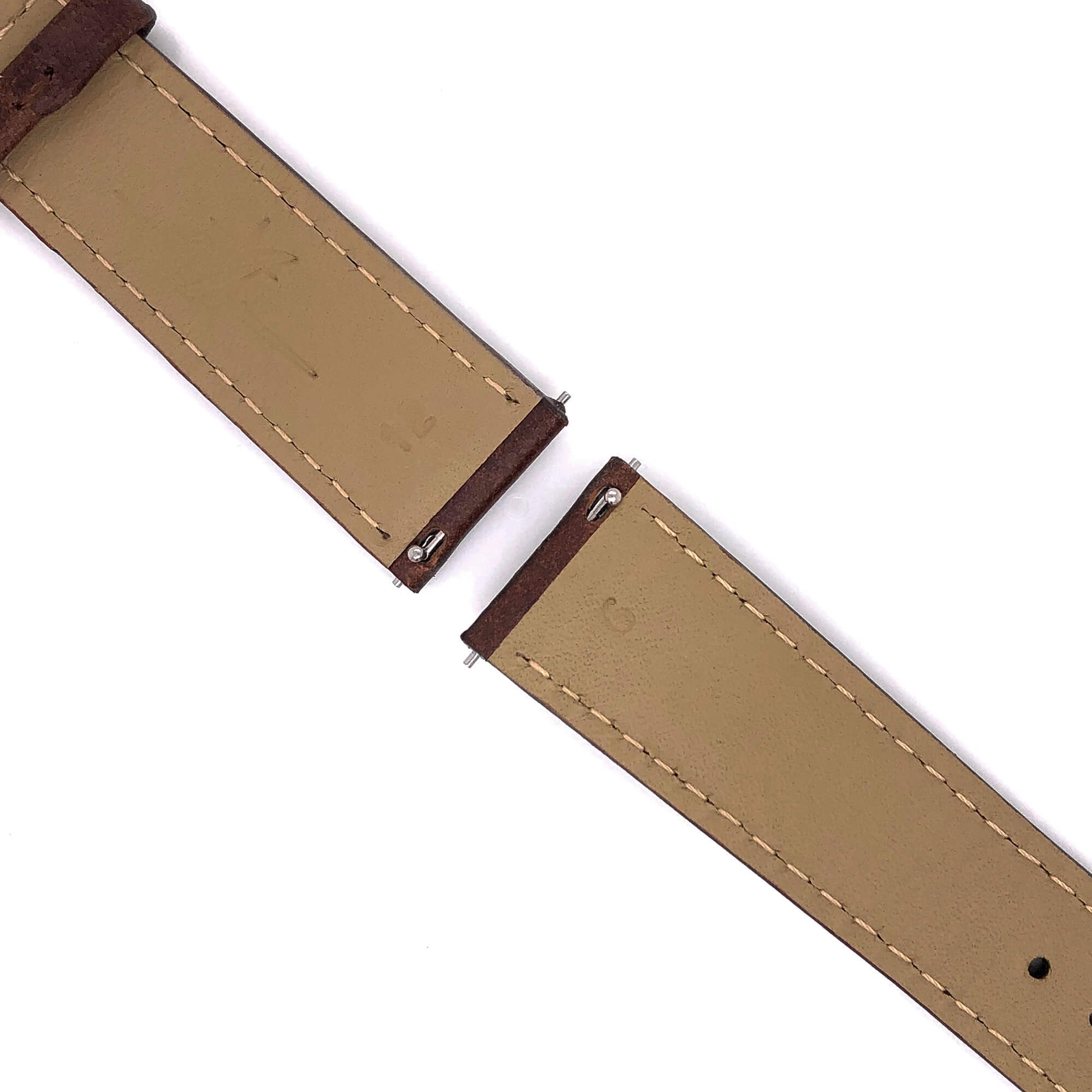 BAND – 20mm Oil Tan Leather Matching Stitch - Concordia Style Boutique