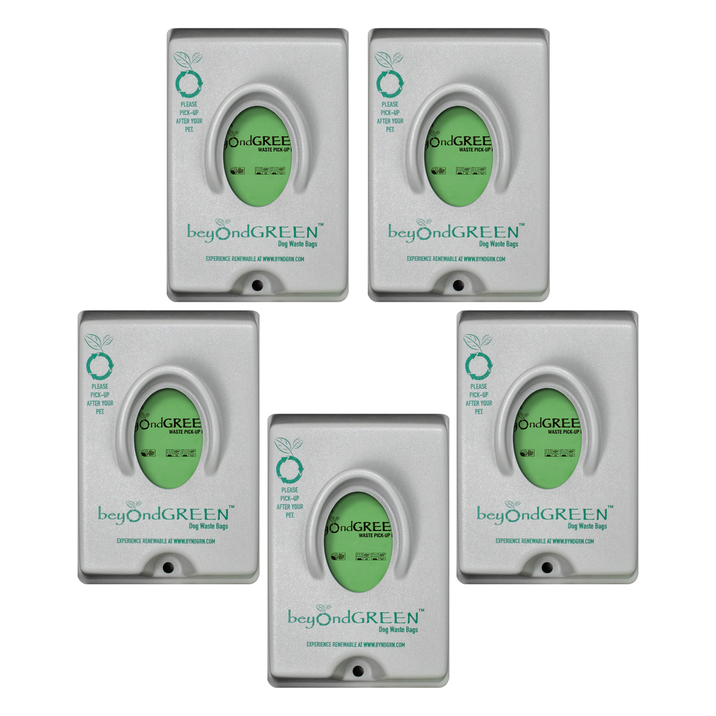 Single-Pull Dog Waste Bag Park Dispenser