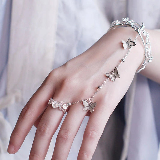 BUTTERFLY COMBO BRACELET (ADJUSTABLE) - Concordia Style Boutique