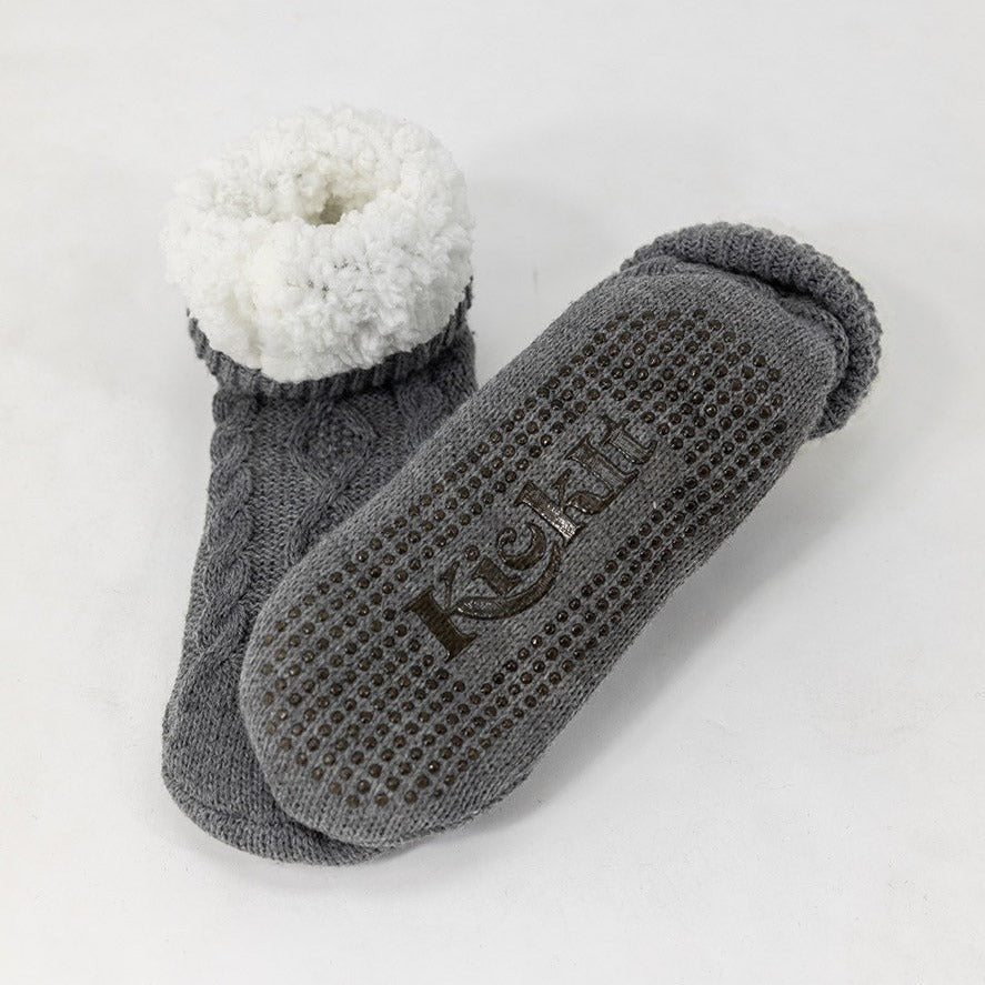 Slipper Socks in Navy Blue