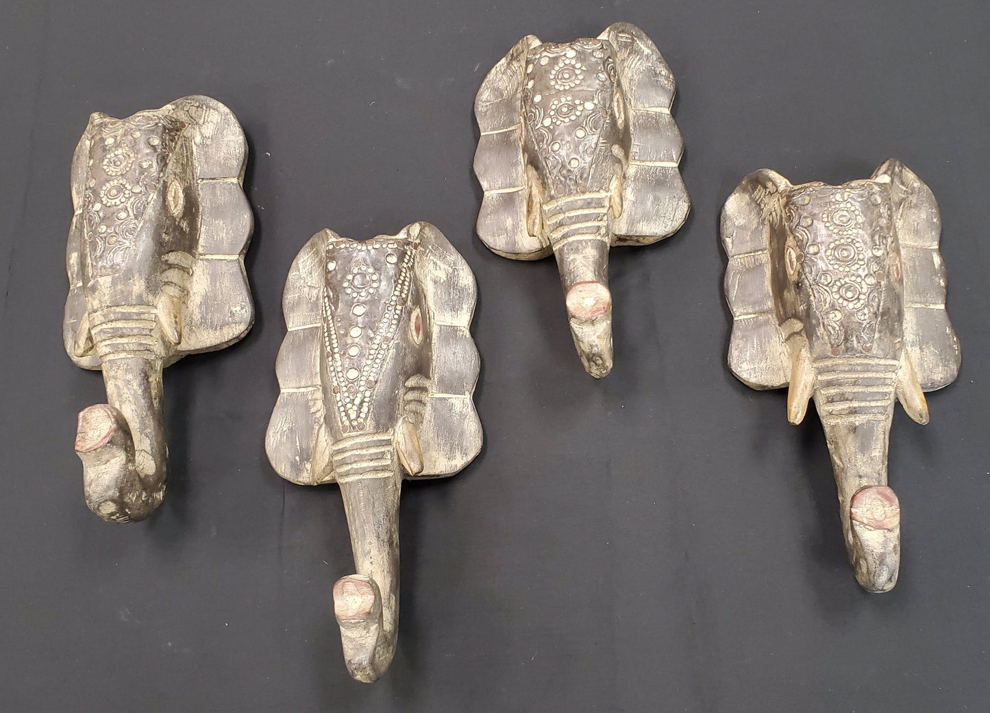 Hand Carved African Elephant Mask, Made in Ghana