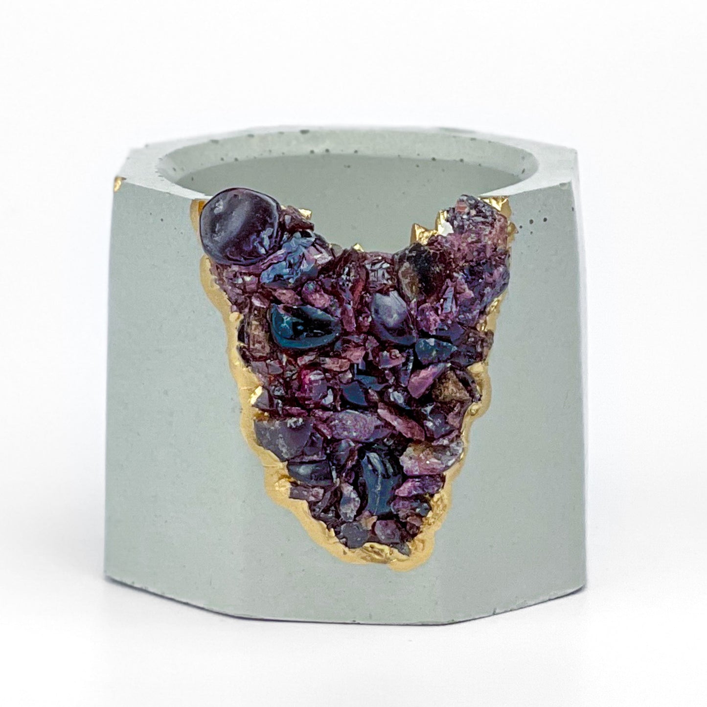 GARNET GEODE PLANTER - Concordia Style Boutique