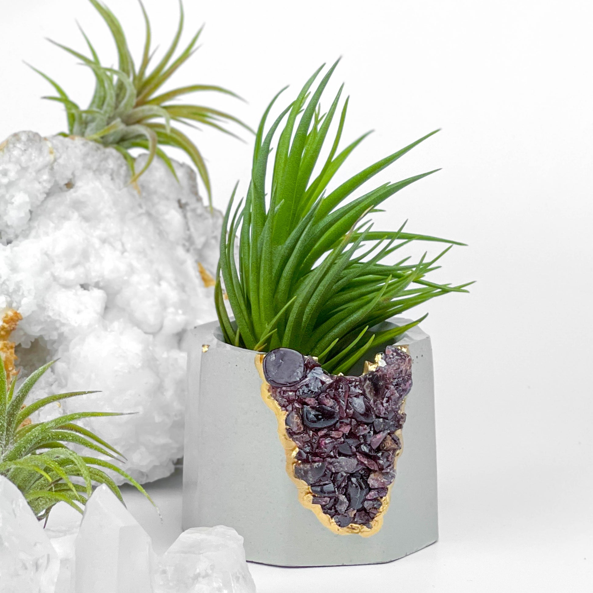 GARNET GEODE PLANTER - Concordia Style Boutique