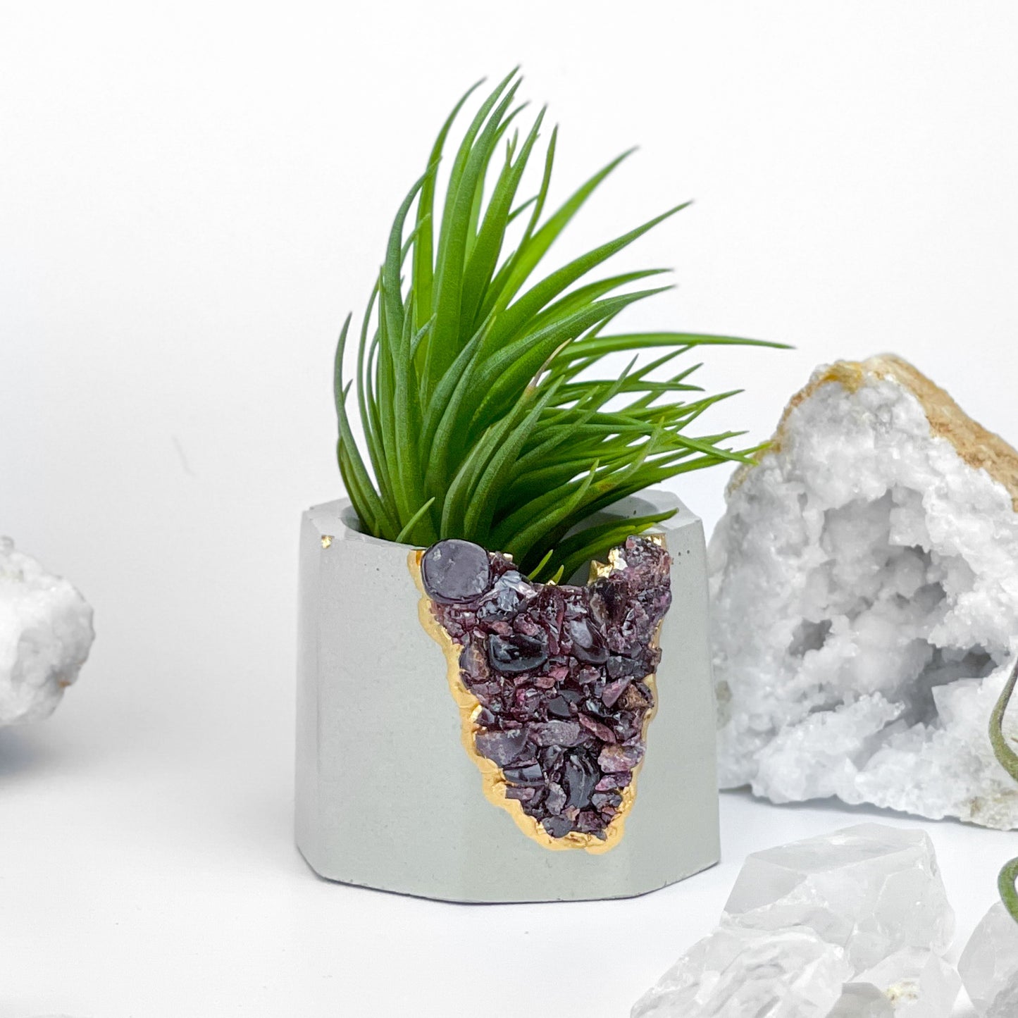 GARNET GEODE PLANTER - Concordia Style Boutique