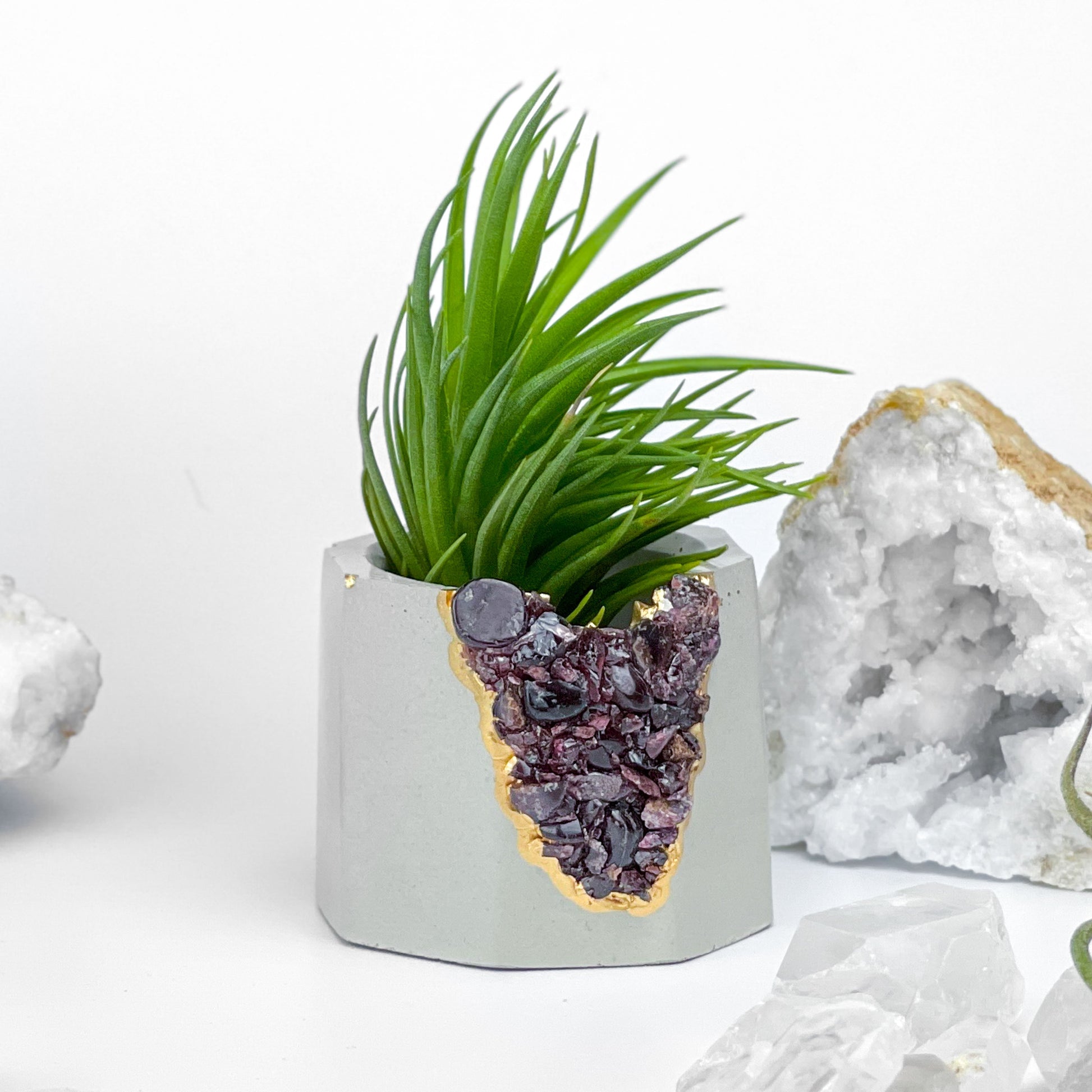GARNET GEODE PLANTER - Concordia Style Boutique