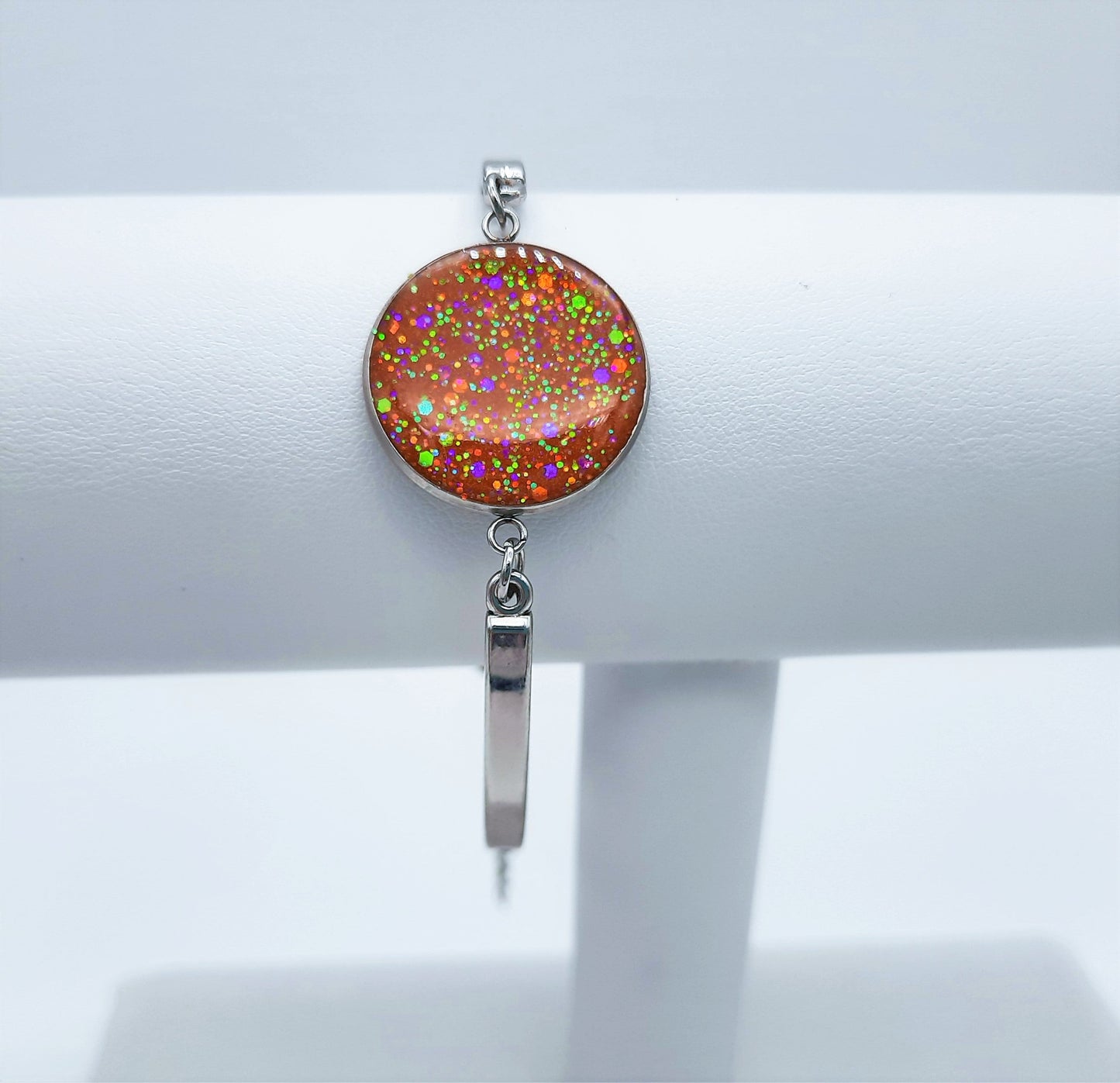 Sparkle Resin Bangle Bracelet