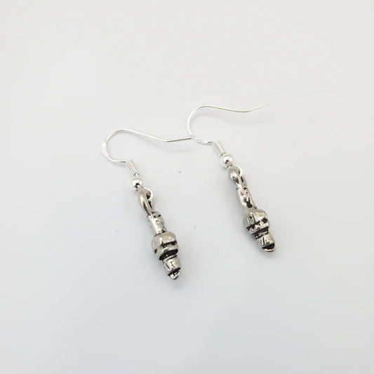 Spark Plug Dangle Earrings