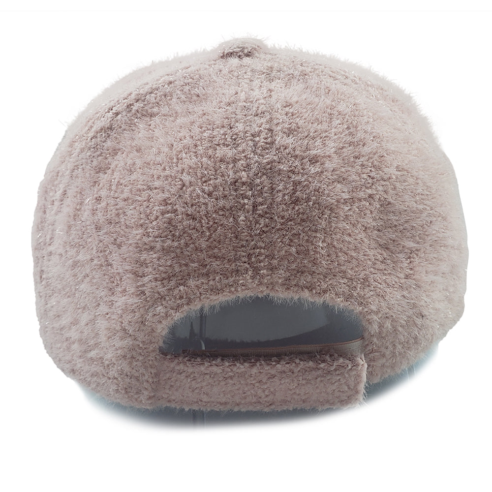 Flora Frost Winter Baseball Hat in Pink