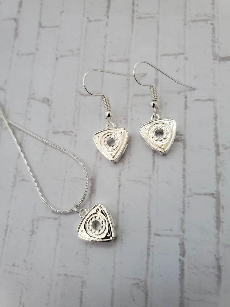 Rotary Engine Dangle Earrings