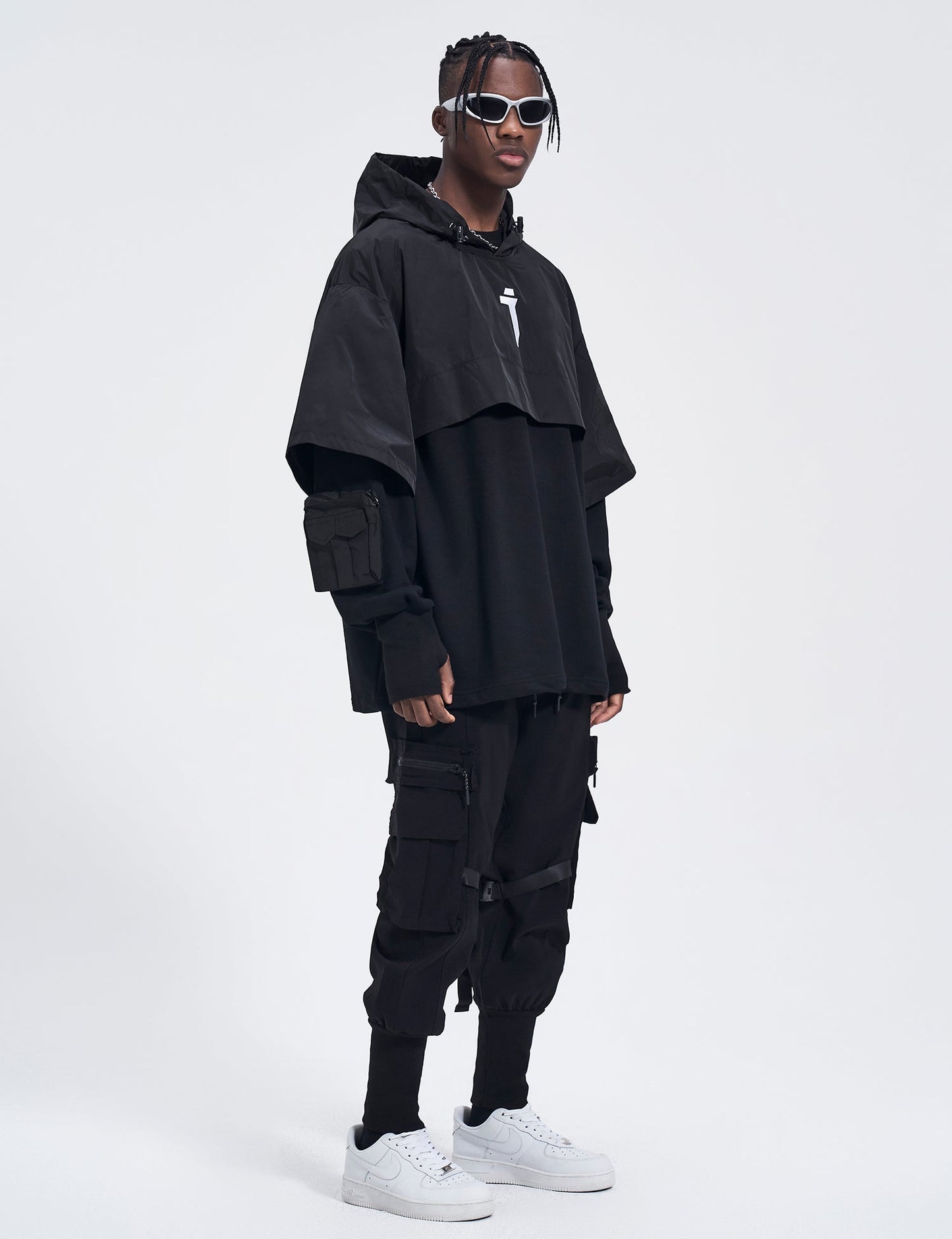 HiH18 I-Tech Layered Hoodie - Concordia Style Boutique