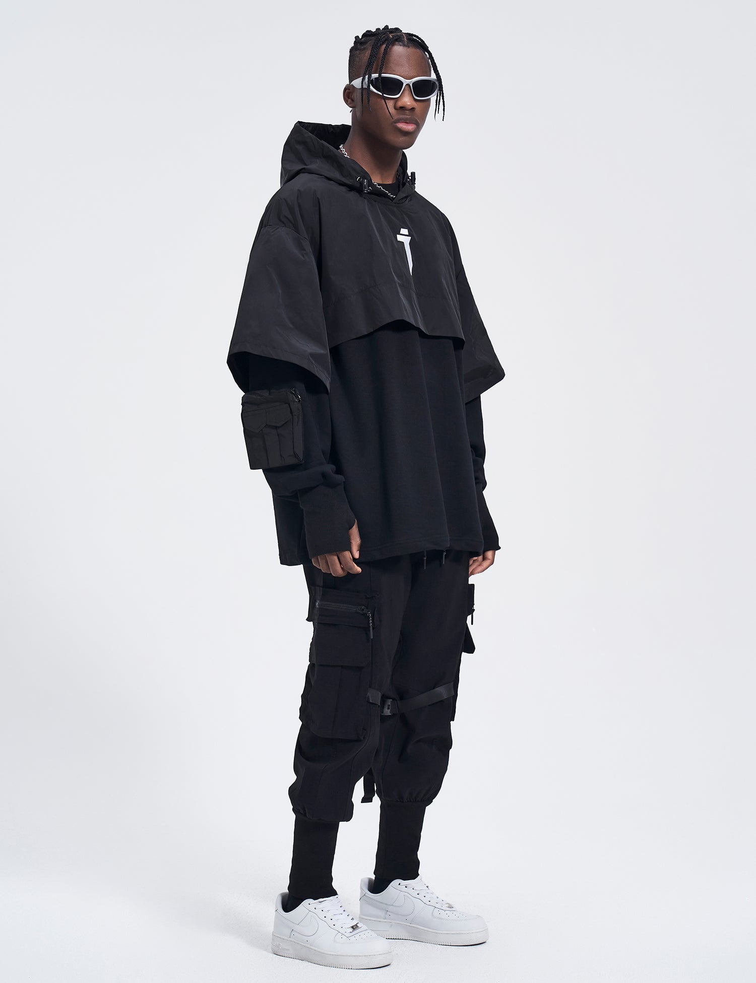 HiH18 I-Tech Layered Hoodie - Concordia Style Boutique