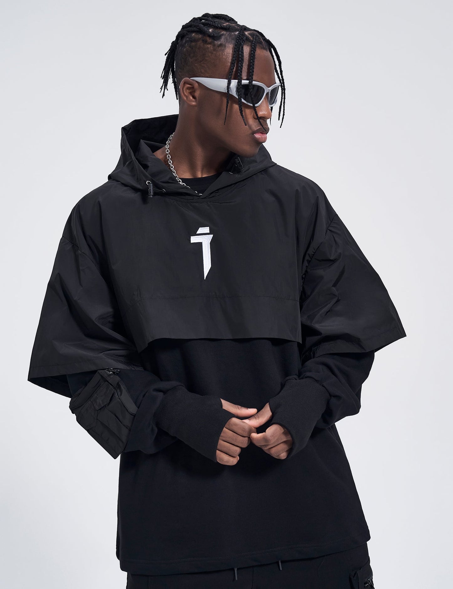 HiH18 I-Tech Layered Hoodie - Concordia Style Boutique