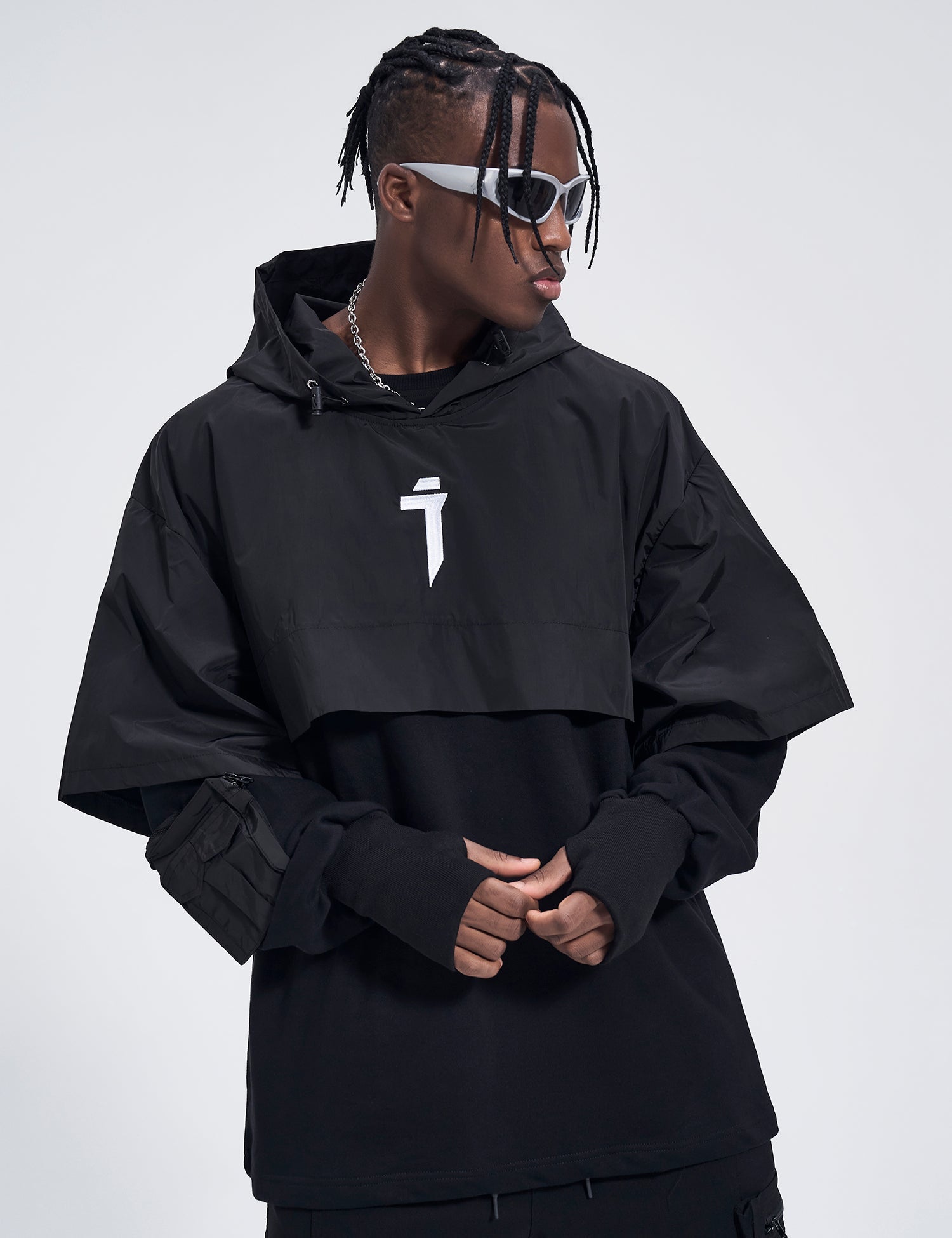 HiH18 I-Tech Layered Hoodie - Concordia Style Boutique