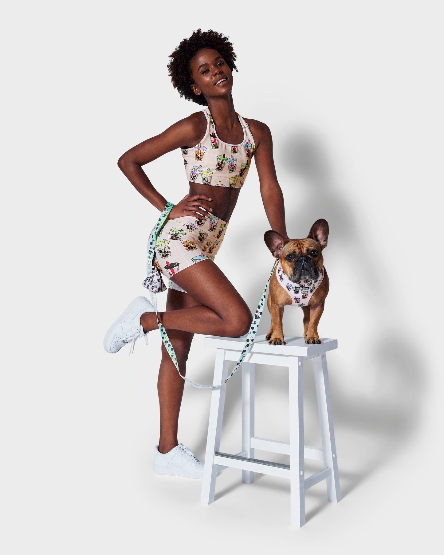 Boba Time Yoga Shorts