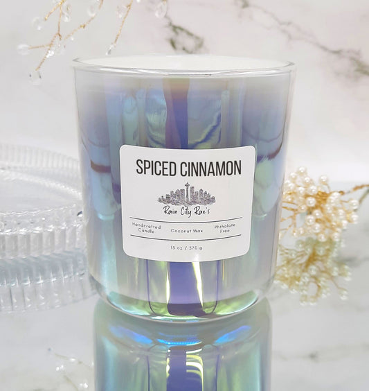 Spiced Cinnamon Essential Oils 13 oz Luxury Candle