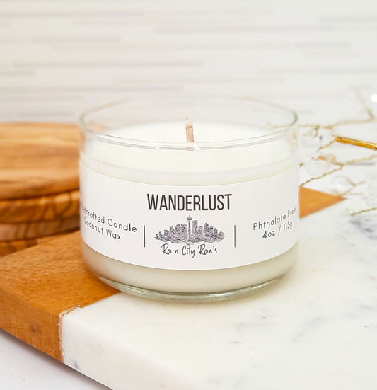 Wanderlust 4 oz Petite Candle