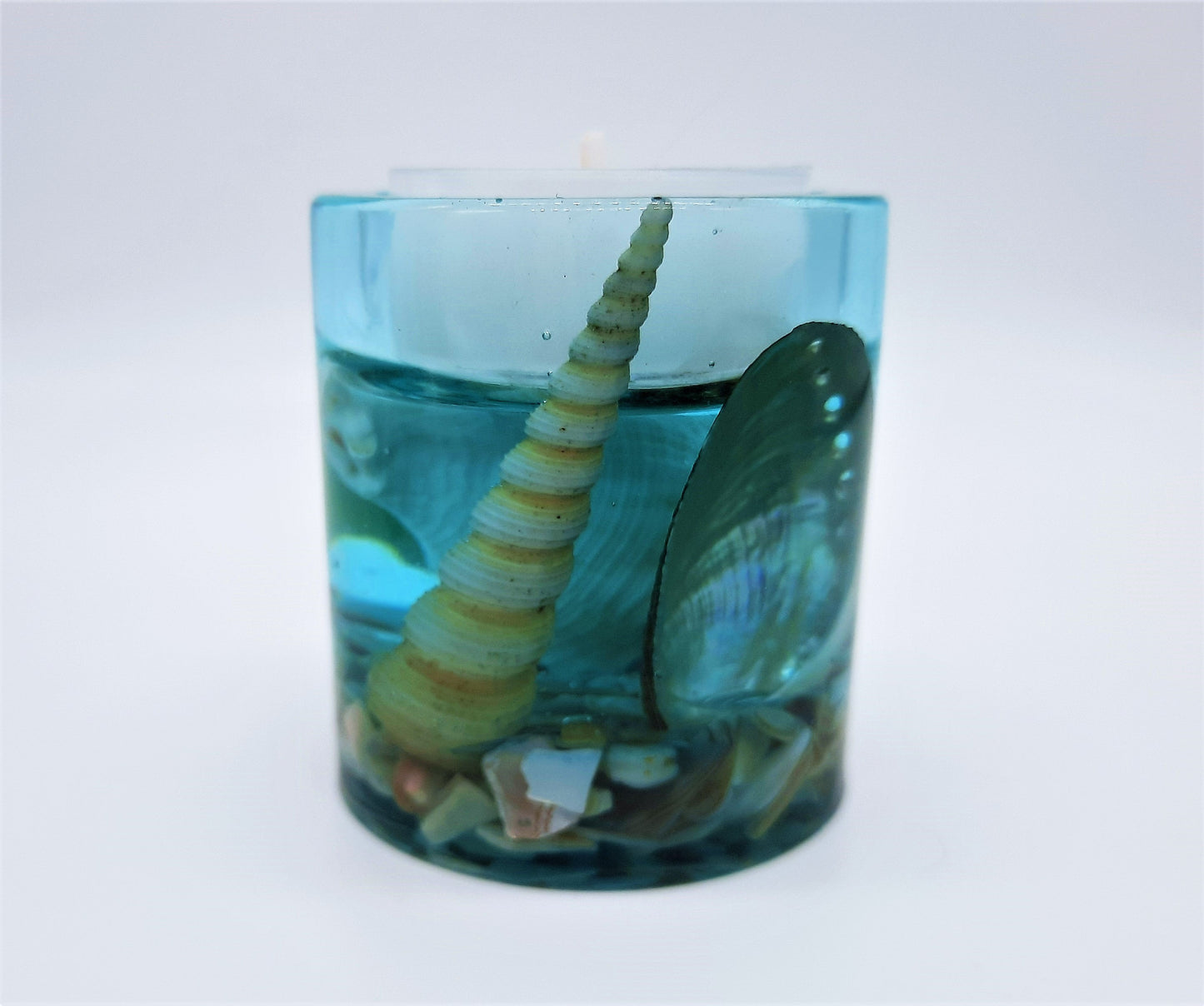 Seascape Resin Tealight Candle Holder