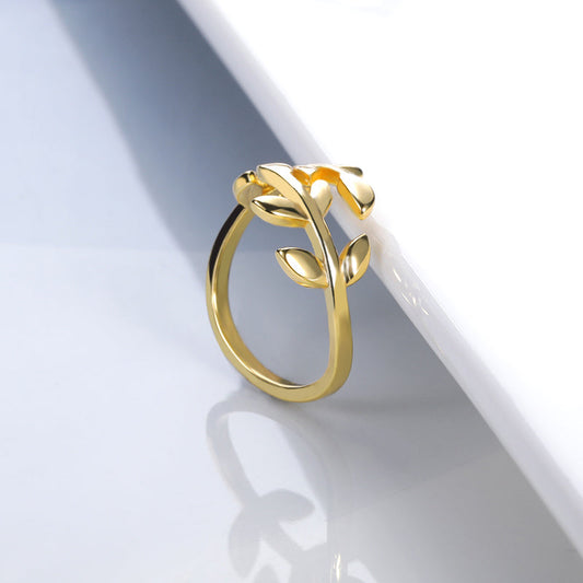 LEAF RING (ADJUSTABLE) - Concordia Style Boutique