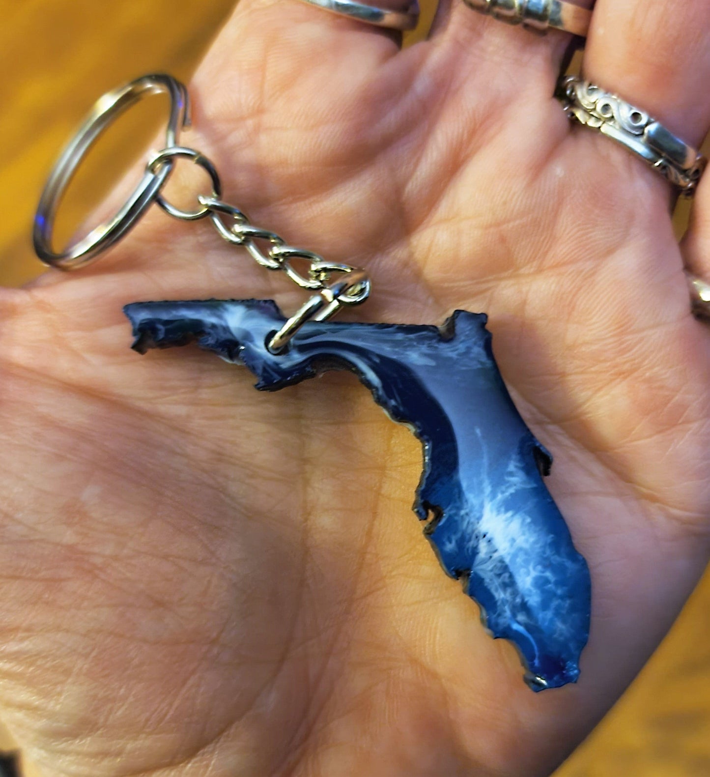 Ocean Themed Sea Creatures Key Chain
