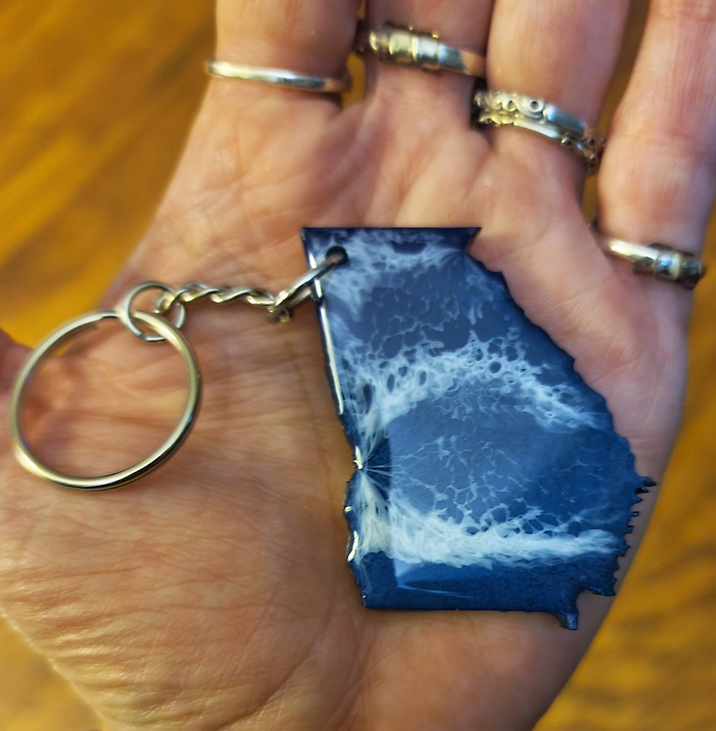 Ocean Themed Sea Creatures Key Chain