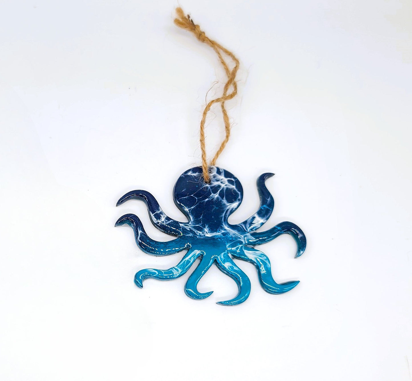 Resin and Wood Sealife Ornament