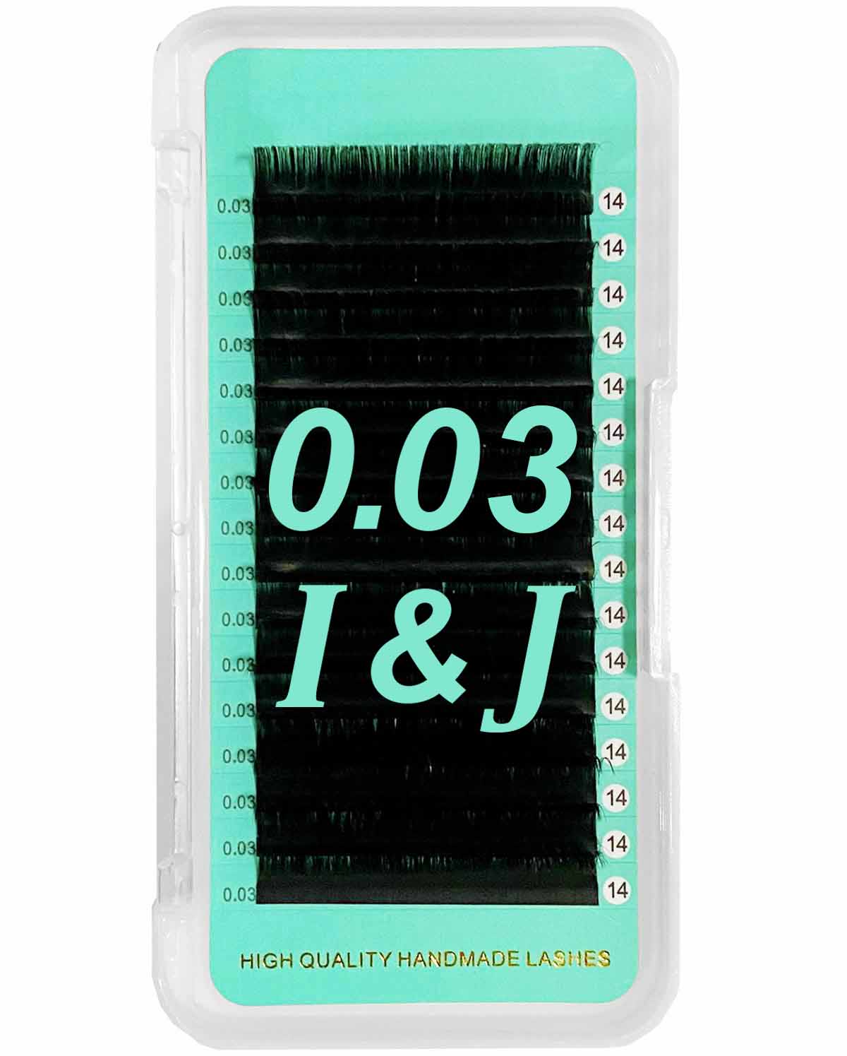 i curl & J curl Bottom Lash Cashmere Matte FauxMink Deep Black Individual Lashes 0.03mm Mega Volume