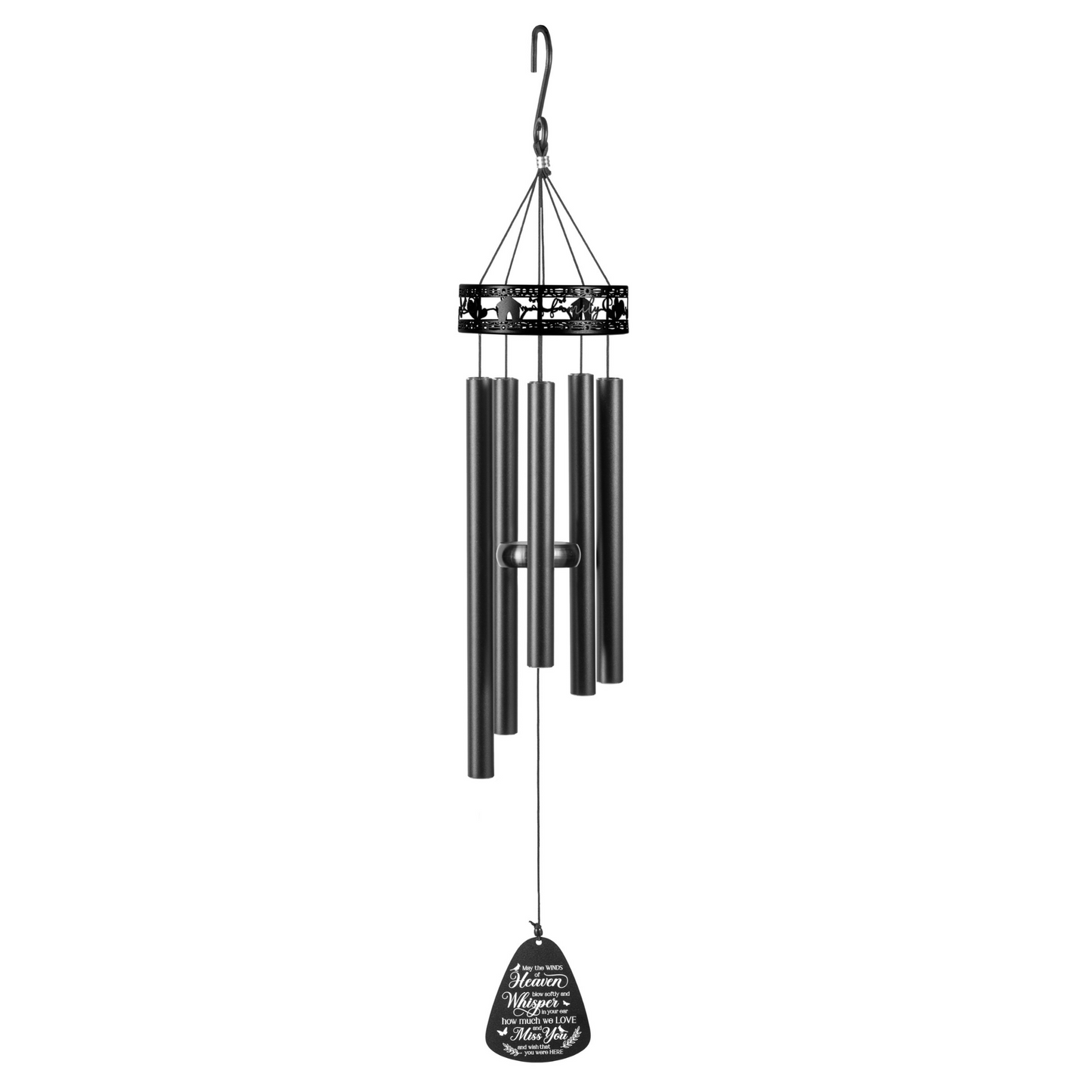 34" Serenity Family-Love Memorial Wind Chimes, Thoughtful Gift For Special Occasions or Reflections