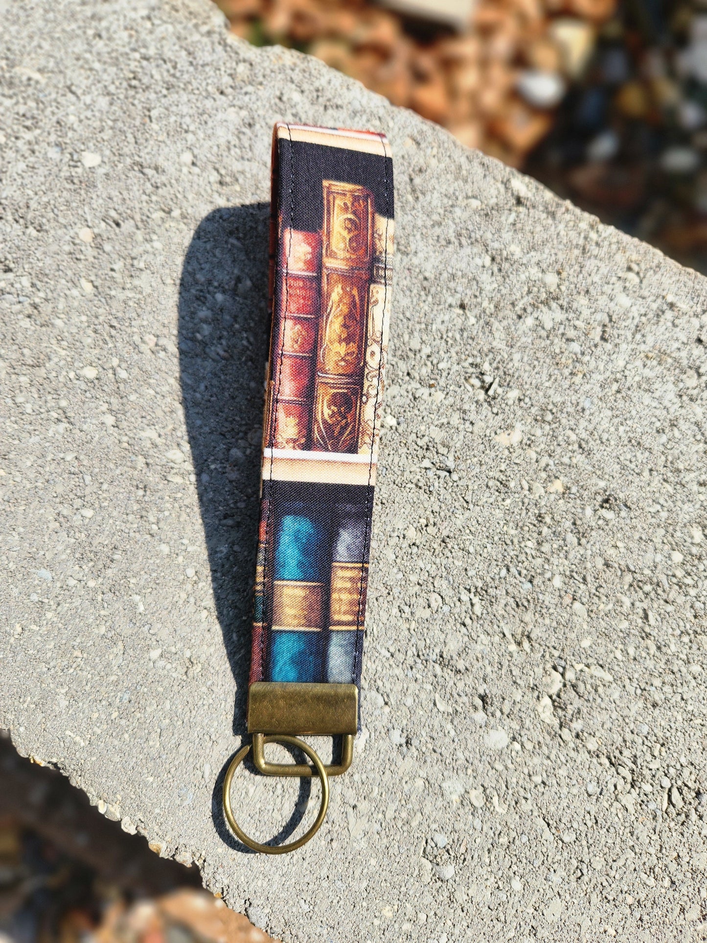 Books V2 Key Fob Wristlet Keychain