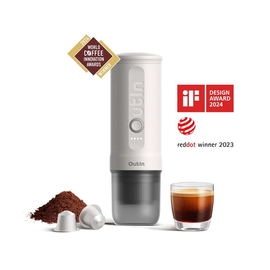 Nano Portable Espresso Machine (Pearl White) - Concordia Style Boutique