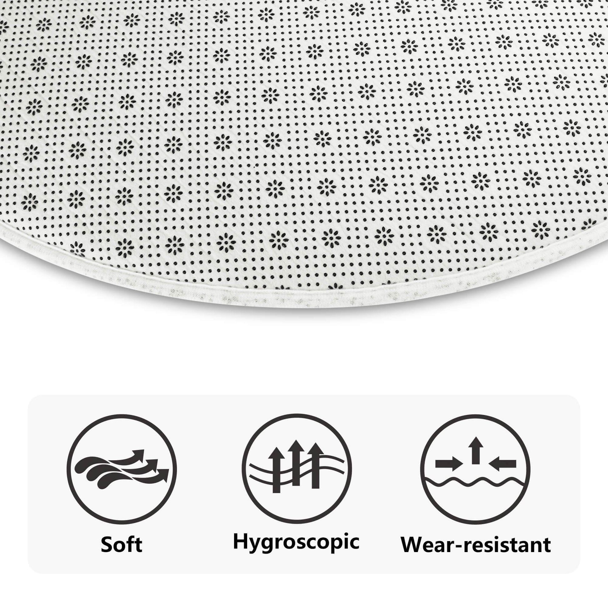 Round Fannel Mat - Concordia Style Boutique