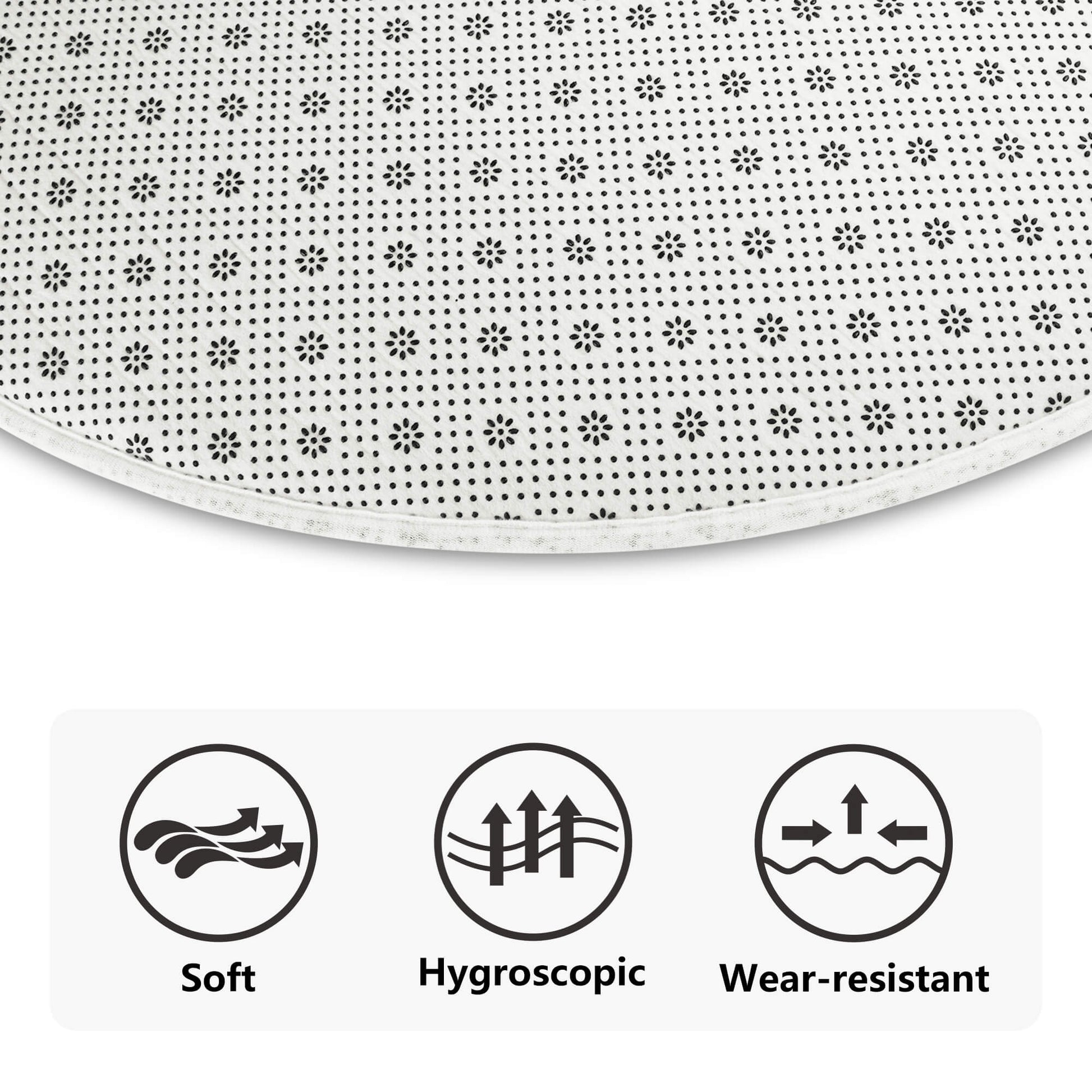 Round Fannel Mat - 2 Sizes - "The Alien" - Premium Round Fannel Mat from Concordia Style Boutique - Just $26.78! Shop now at Concordia Style Boutique