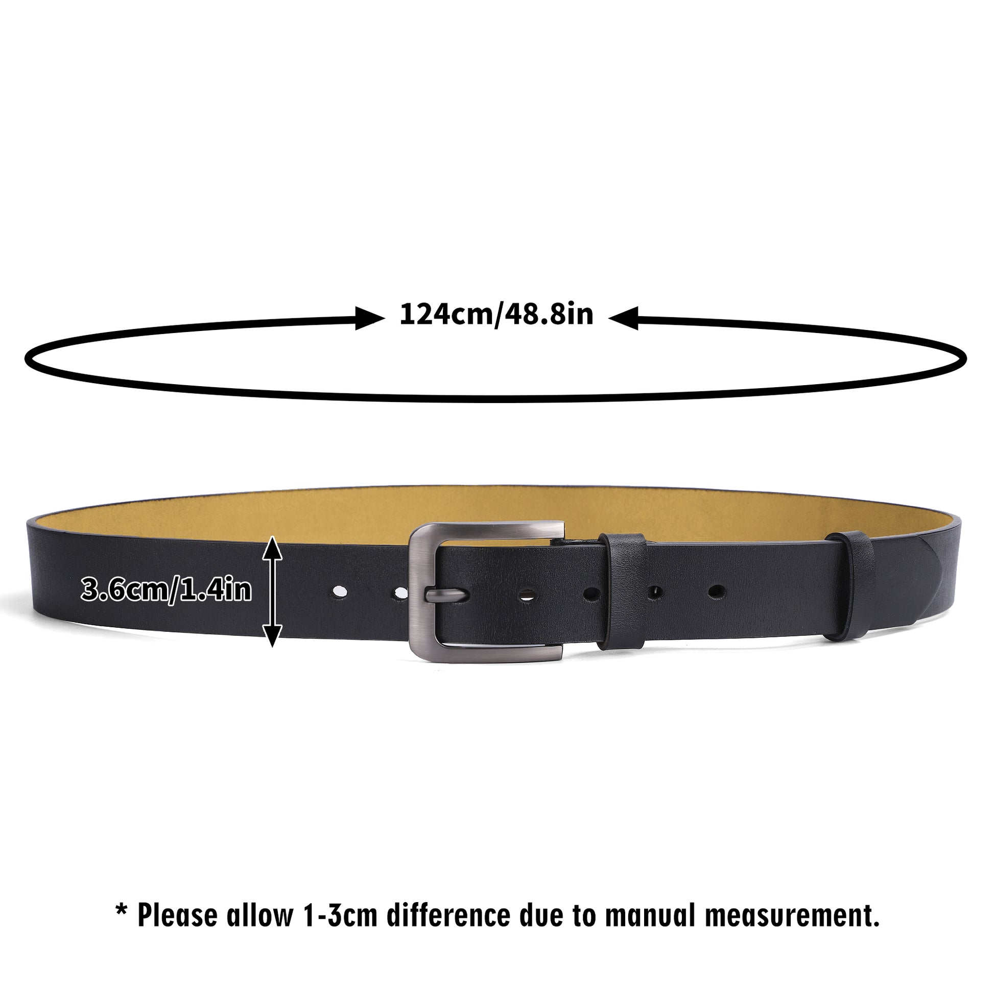 Black Engraved Leather Belt - Premium Leather Belt from Concordia Style Boutique - Just $23.18! Shop now at Concordia Style Boutique