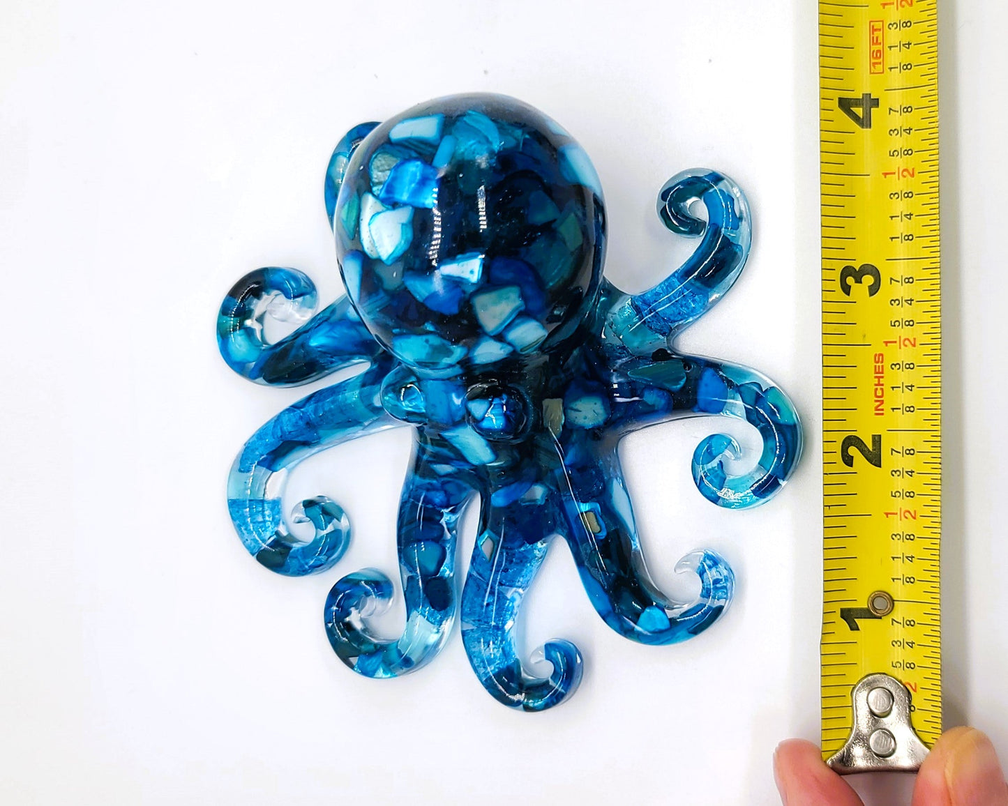 4" Resin Octopus Art Figurine - Eco-Friendly
