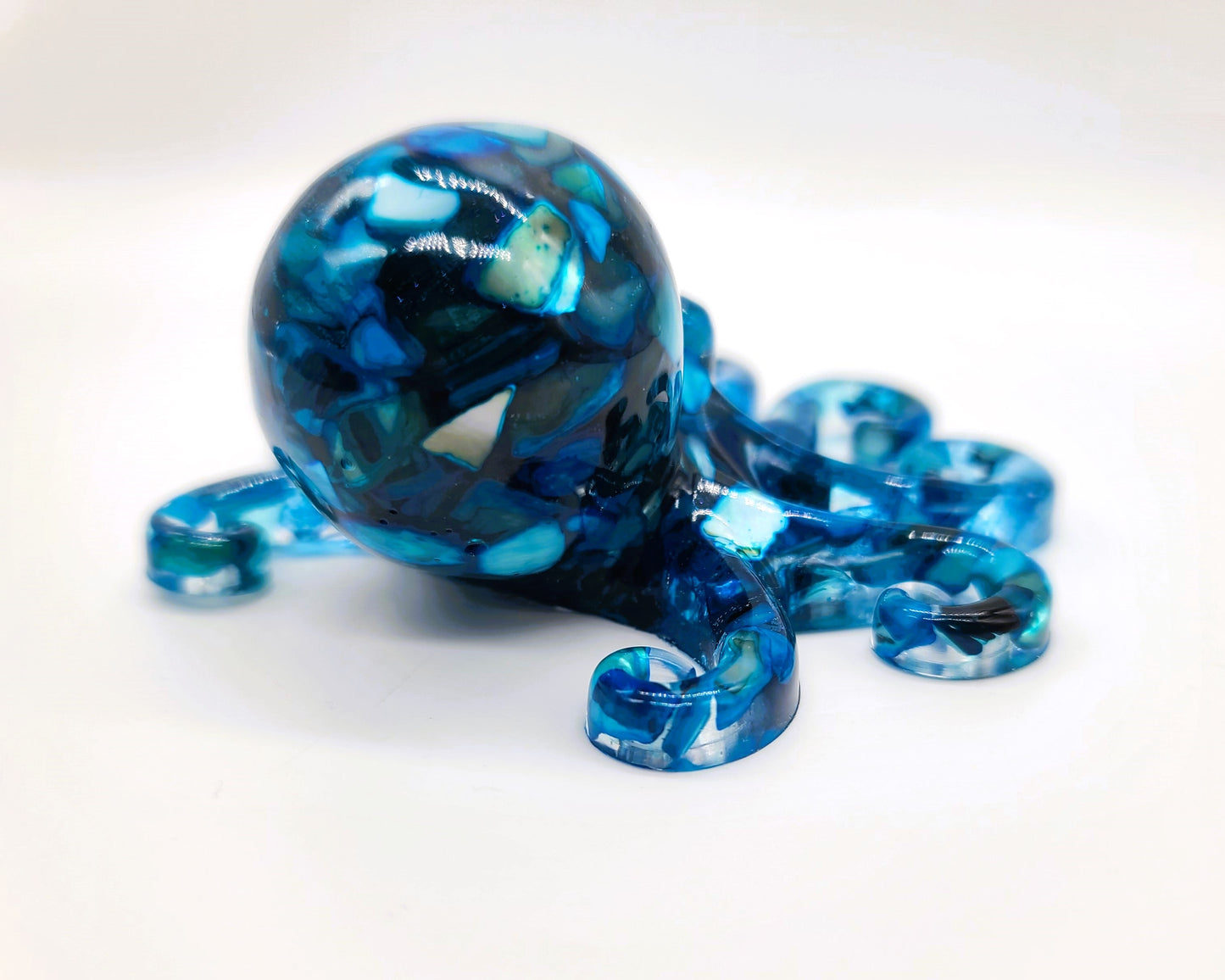 4" Resin Octopus Art Figurine - Eco-Friendly