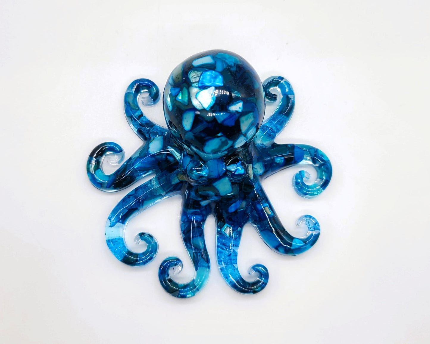 4" Resin Octopus Art Figurine - Eco-Friendly