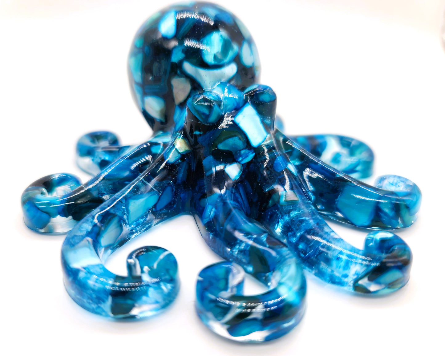 4" Resin Octopus Art Figurine - Eco-Friendly