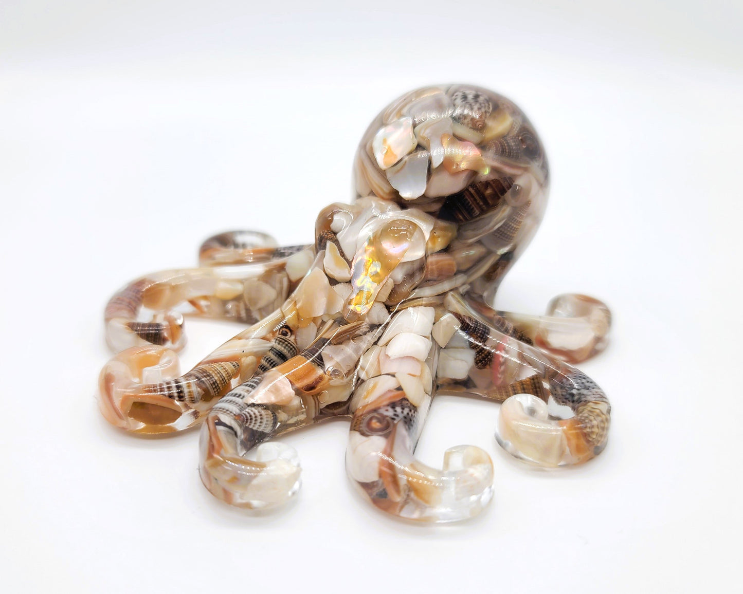 4" Resin Octopus Art Figurine - Eco-Friendly