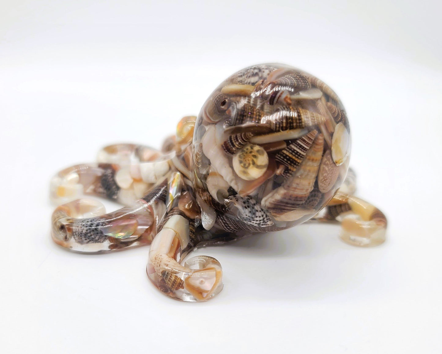 4" Resin Octopus Art Figurine - Eco-Friendly
