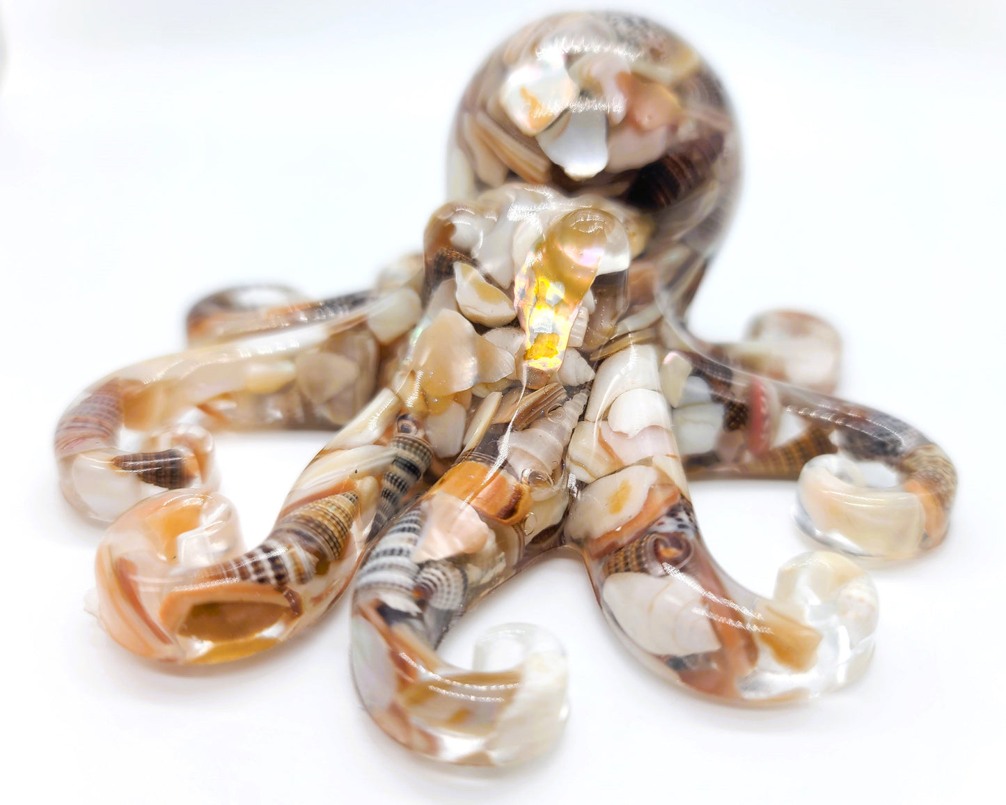 4" Resin Octopus Art Figurine - Eco-Friendly