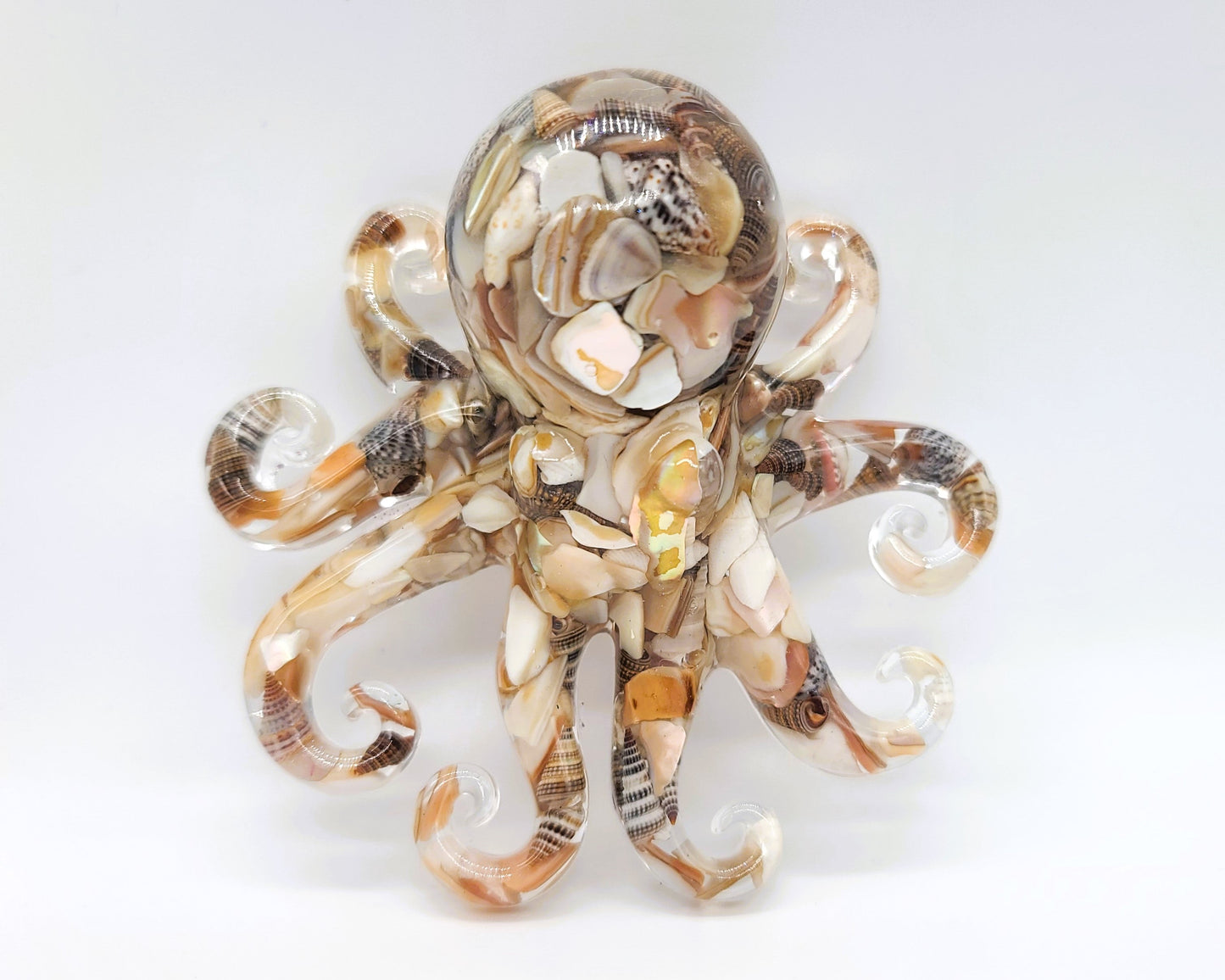 4" Resin Octopus Art Figurine - Eco-Friendly